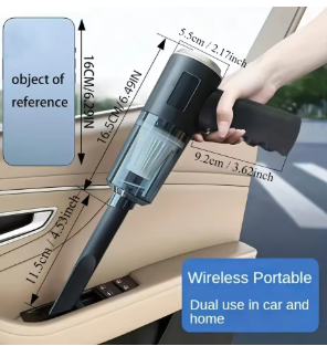 Aspiradora Inalámbrica 120W Hogar y Coche