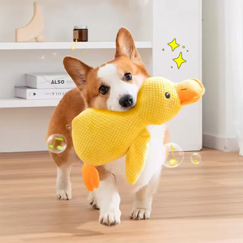 Duck Dog Toy – Bite-Resistant & Dental Cleaning