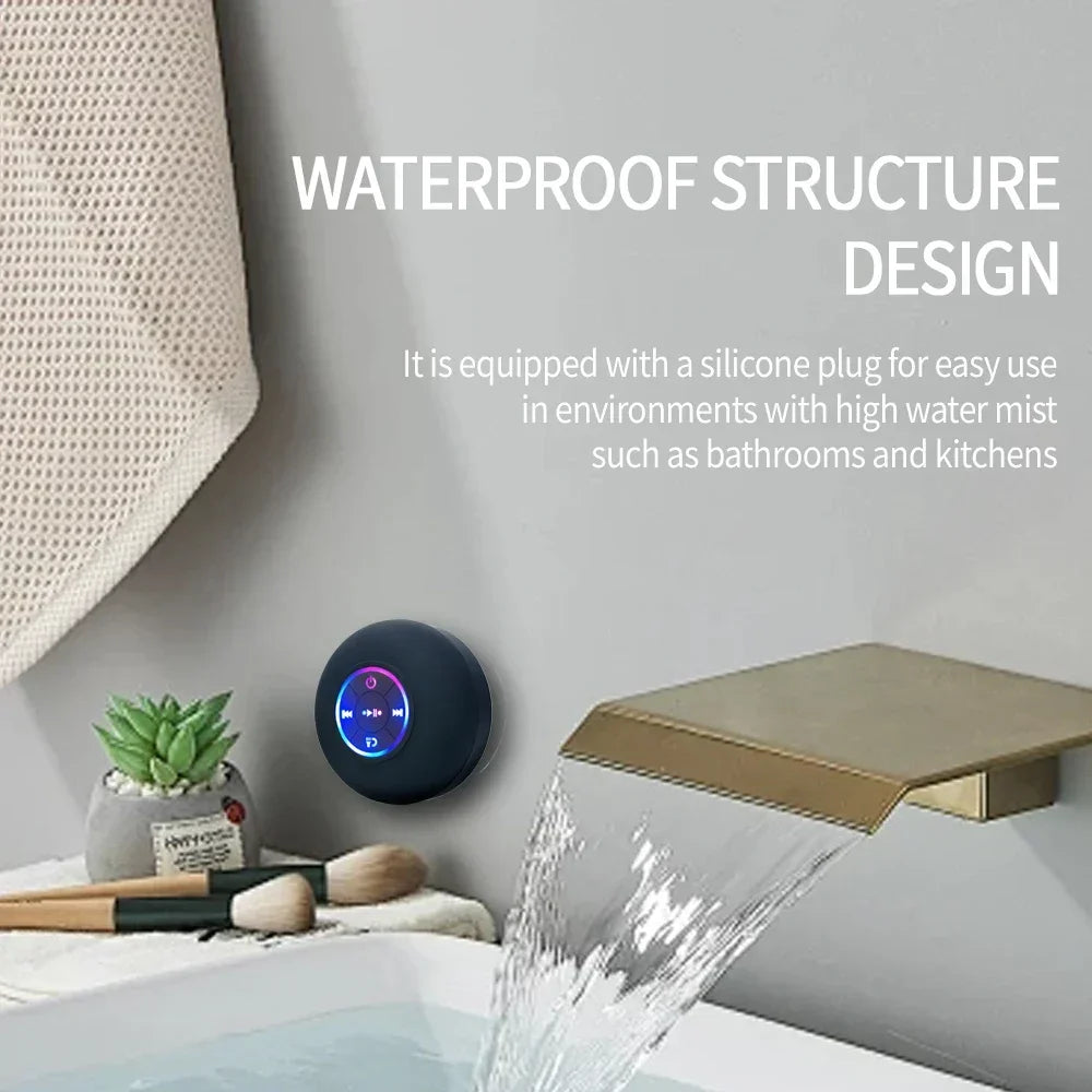 Bocina Bluetooth Impermeable para Ducha