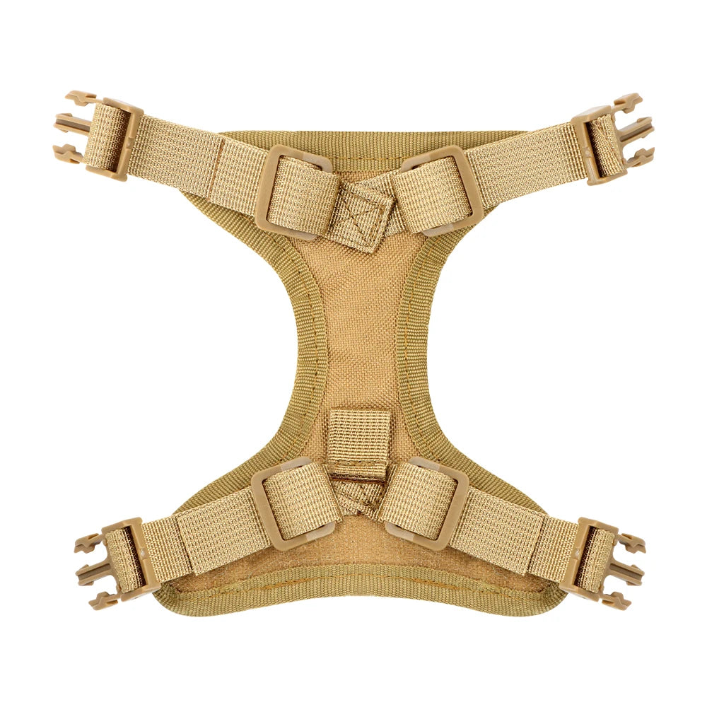 Arnés Táctico Ajustable para Cachorros y Gatos - Chaleco Militar