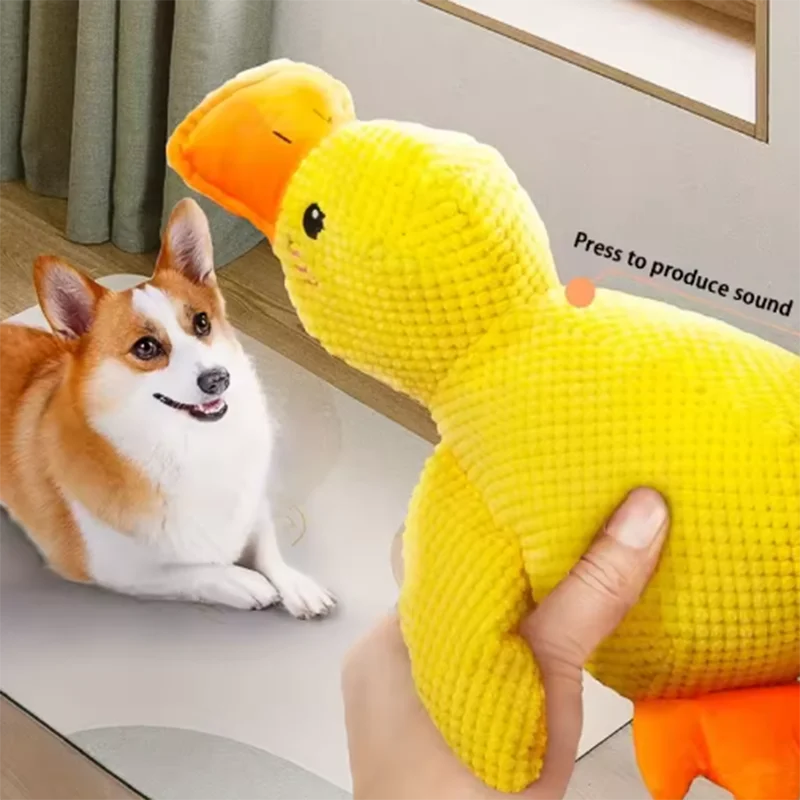 Duck Dog Toy – Bite-Resistant & Dental Cleaning