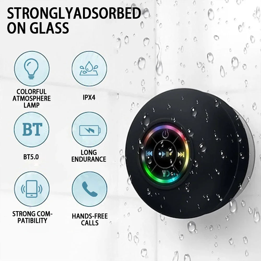 Bocina Bluetooth Impermeable para Ducha