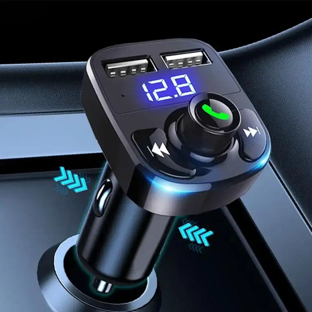 Transmisor FM Bluetooth con Cargador USB