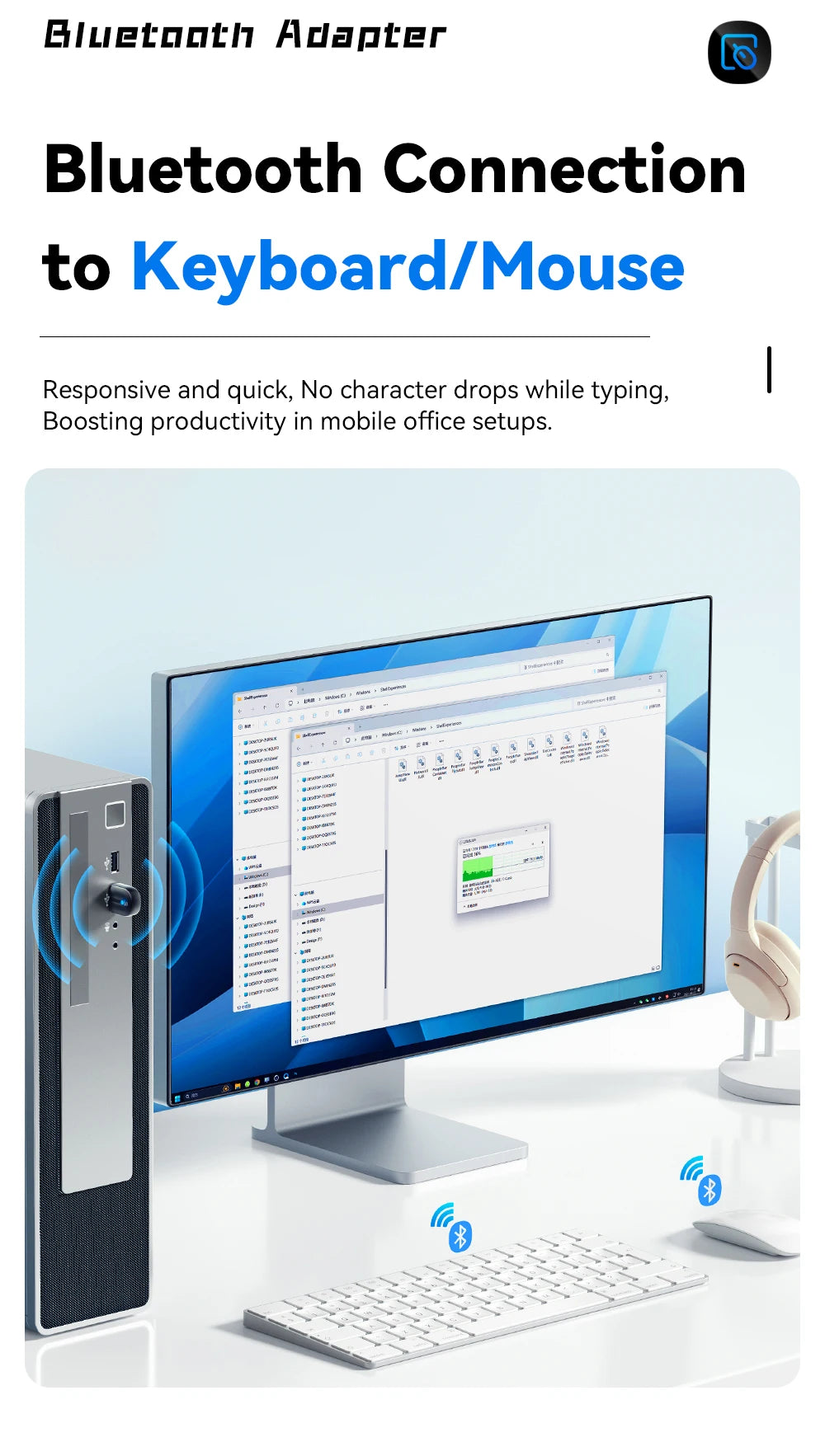 Adaptador Bluetooth 5.3 USB