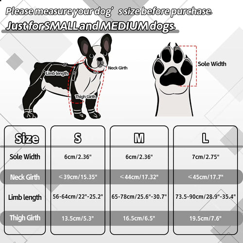 Anti-Slip Waterproof Dog Boots