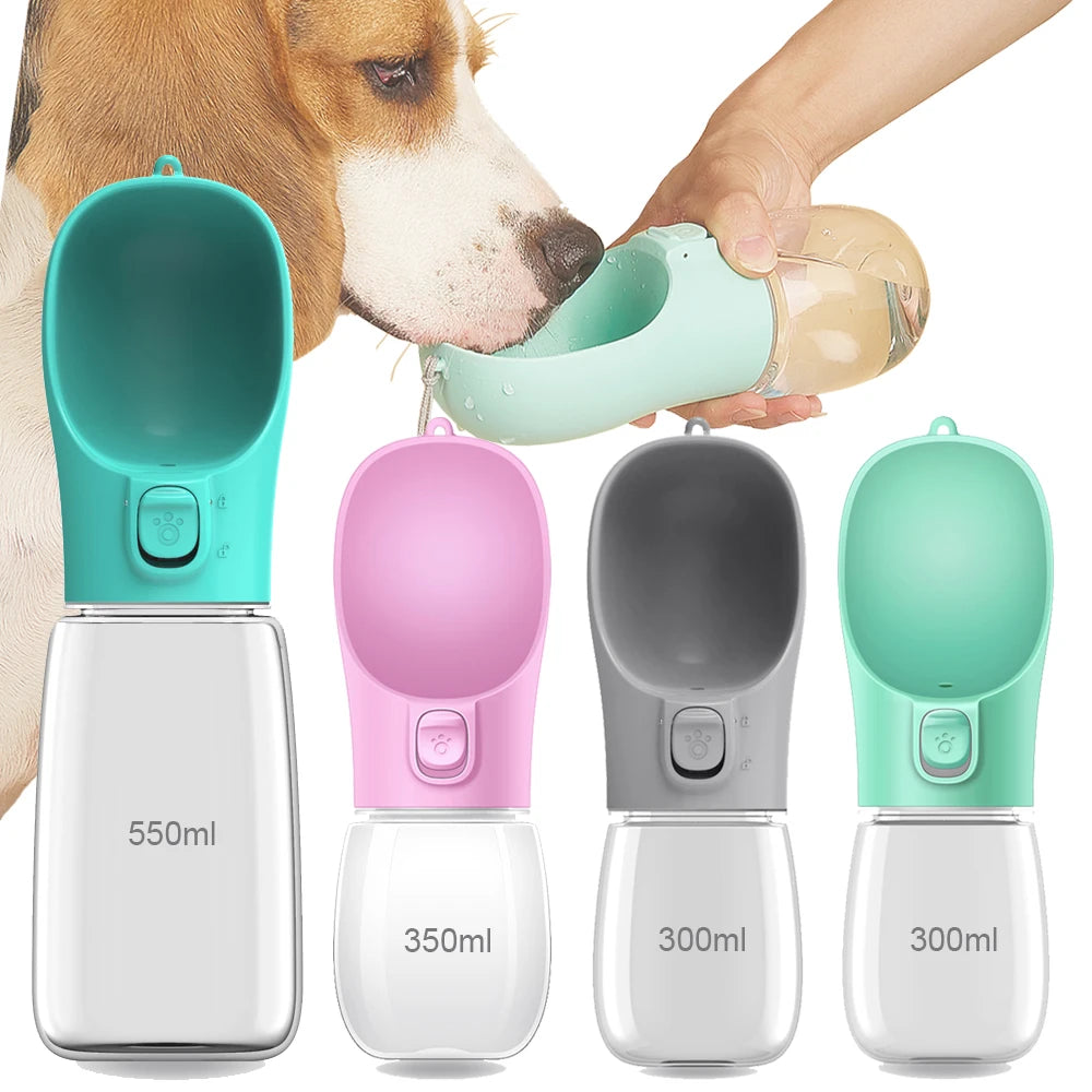 Portable Leak-Proof Pet Water Bottle – RAFARO™ Travel Feeder