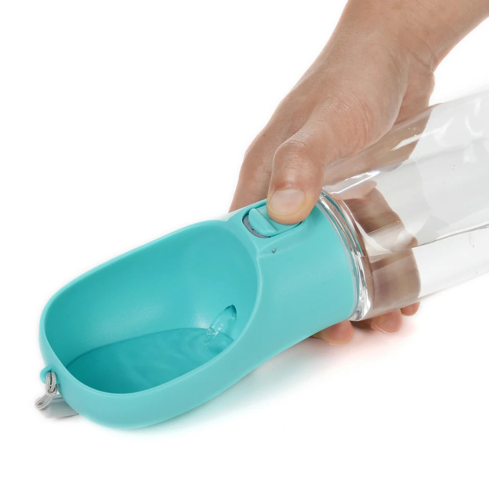 Portable Leak-Proof Pet Water Bottle – RAFARO™ Travel Feeder