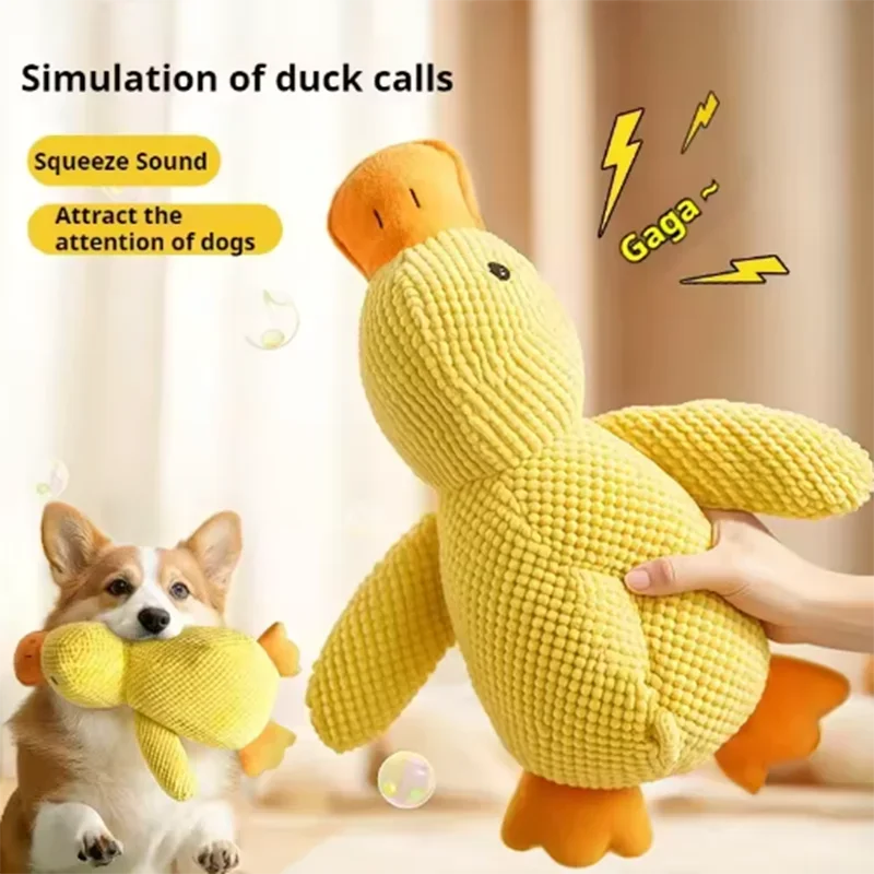 Duck Dog Toy – Bite-Resistant & Dental Cleaning