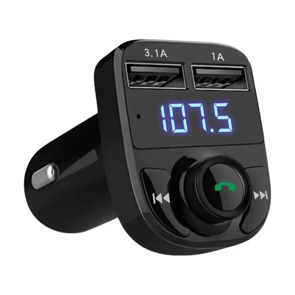 Transmisor FM Bluetooth con Cargador USB