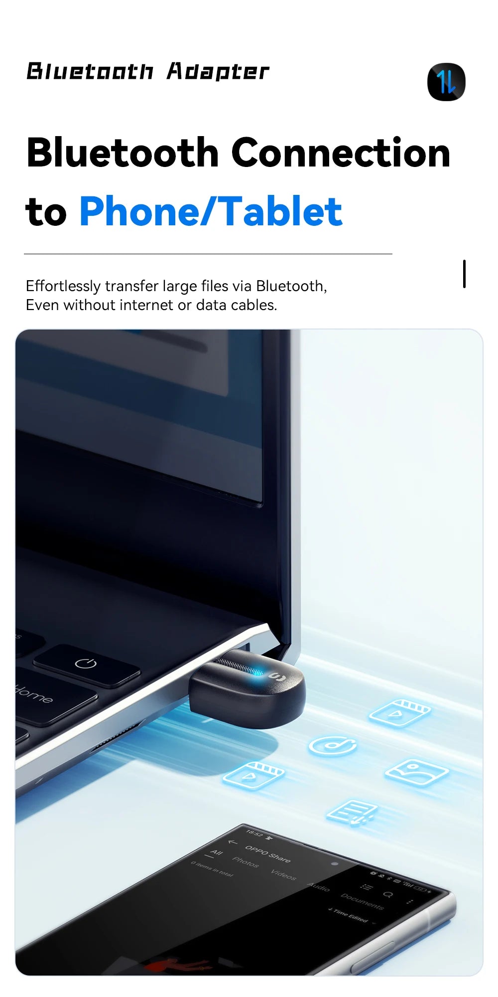 Adaptador Bluetooth 5.3 USB